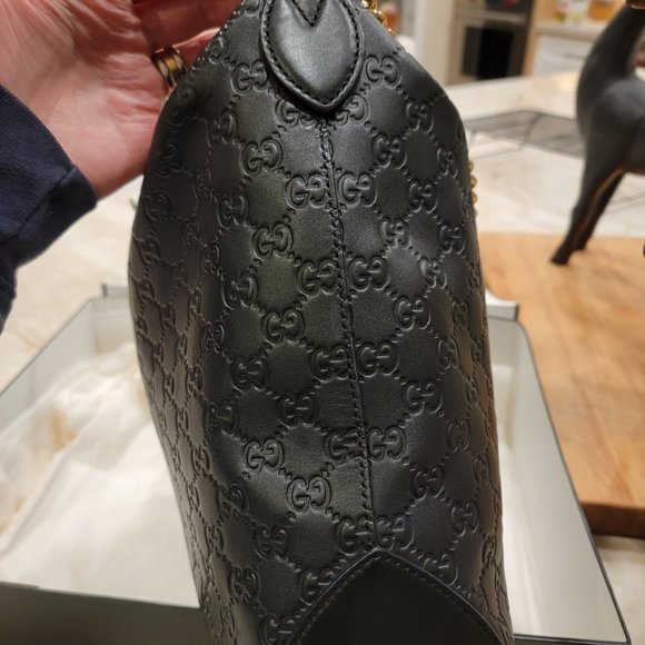 Gucci signature large hobo in black - Picture 8 of 16